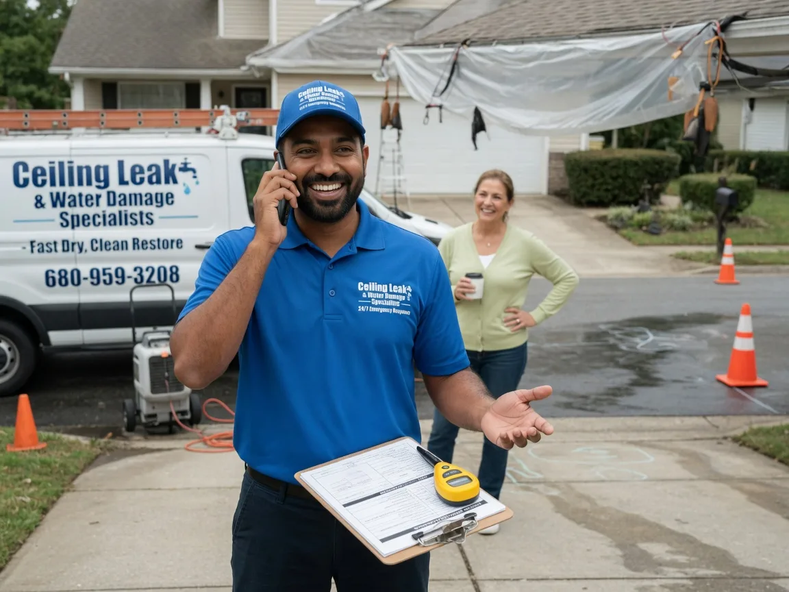 Ceiling Leak Cleanup Cameron, NC FAQs